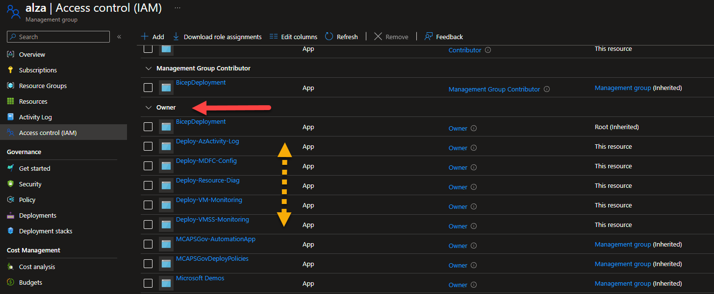 Where to find RBAC roles to cleanup