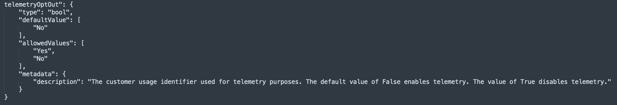 ESLZ ARM Template parameter example