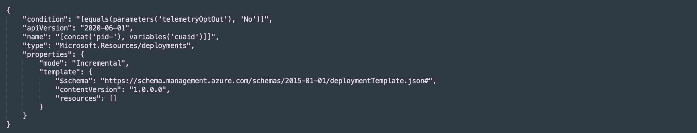 ESLZ ARM Template resource example