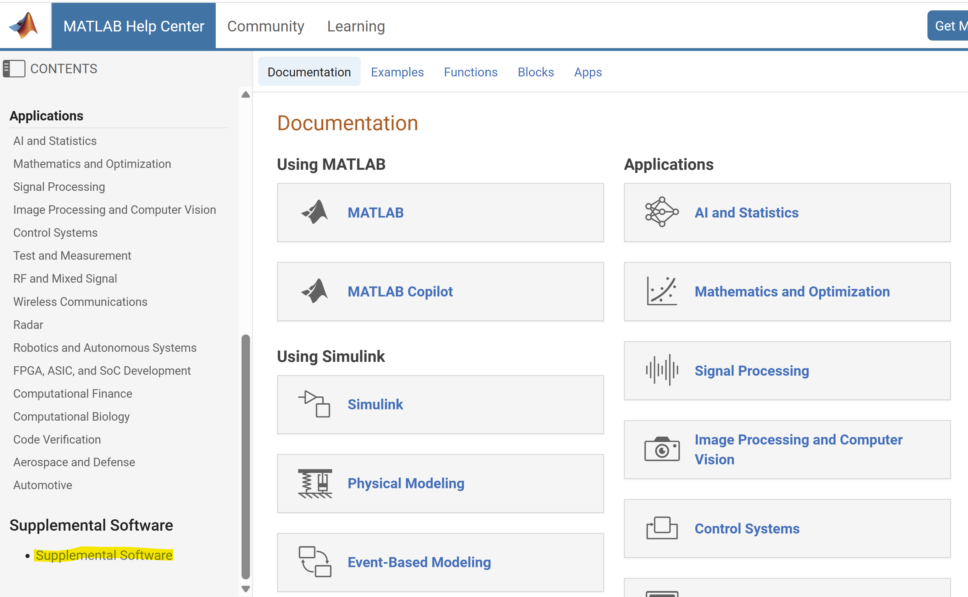 MATLAB Documentation