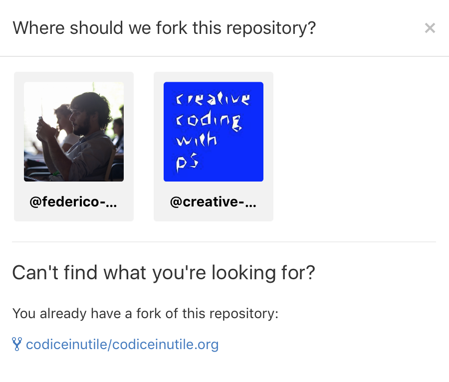 Fork Repo