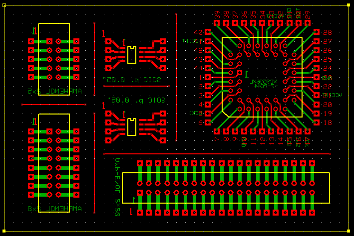 Amphenol breakout-board